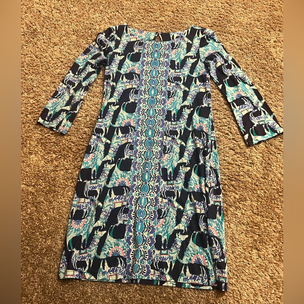 Lilly Pulitzer Dress Alpaca My Bags XXS